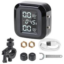 USB Charge Auto Security Alarm Wireless TPMS External Sensors Motorcycle High Precision Tire Pressure Sensor Monitor System juoda