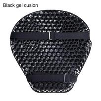 Motociklo oro pagalvė sėdynės motociklo sėdynės gelio padas Cushion 3D Comfort dviračio dekompresinis dangtelis Amortizacinės pagalvėlės juoda