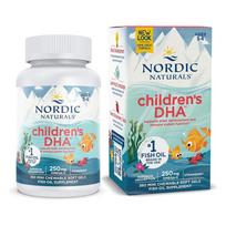 Childrens DHA 250 mg DHA 120/ EPA 80 Strawberry, 360 Mini Chewable Softgels