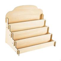 Card Display Stand, Desktop Storage Rack, Cabinets Decor, Stand Shelf, Holder beige