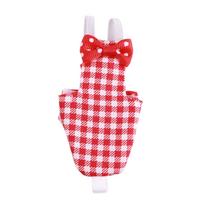 Paukščio sauskelnės reguliuojamos raudonos langeliais papūgoms piloto kostiumas makao, papūgėlėms, papūgėlei XS raudona langeliais 25.5cm red