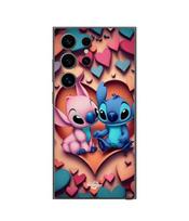 Phone case - Maniacase - Galaxy S24 Ultra - Soft - Silicone - Stitch Angel colorful heart juoda