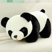 Apkabinamas Iškamšytas Panda Lėlė Pliušinis Gyvūnas Žaislas Minkštas Panda Realistiški Pliušiniai Žaislai Kūdikiui Vaikams Žaidimų Draugas Vaikų Gimtadienio Dovana 20CM white