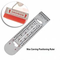 Dental Wax Carving Tool Set Stainless Steel Wax Block Carving Positioning Ruler Locating Guide RulerDental Lab Tool 1 piece