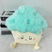 Pliušinis žaislas Nauja pliušinė pagalvė Sėdynės pagalvė Animacinis didelio dydžio griebiantis lėlė 30cm (random color) blue