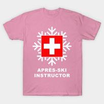 T Shirt Women Apres Ski Instructor Harajuku Print Kawaii Tshirt Summer Short Sleeve Female T-Shirt Top Tee S
