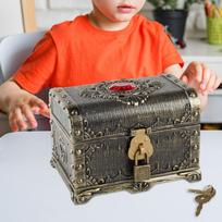 Pirate Treasure Chest Decoration Multifunction Adventurous Treasure Box for Boys Girls Kids Prizes Children Practical Gifts
