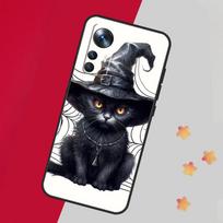 Raganos Juodo Katino Dėklas Xiaomi 13T Pro 12T 11T 12 14 13 Lite 12X POCO F5 X3 X5 Pro X4 F4 M5 M5s F3 Dangtelis POCO F5 Pro