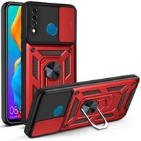 For Huawei P40 P30 Lite Y9S Y9A Y8S Y7A Y8P Y7P Y6P Case Shockproof Armor Case for Huawei  Y6 Y9 Prime 2019 P Smart 2021 Cover For P30 Lite raudona