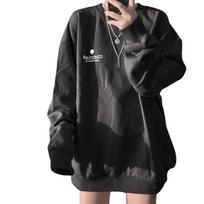 Female Korean Loose Casual Top Hong Kong Style Base Shirt Women's Clothing M juoda