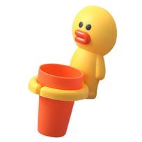 Kempinės Laikiklis Animacinis Gyvūnas Pakabinamas ant Sienos Tualeto Reikmenų Padėklas Vonios Kambario Organizatorius 2 Tipas Kempinės Stovas soap dish orange