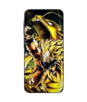 Case For Samsung Galaxy A15 Son Goku Super Saiyan SSJ3 Attack Point Dragon Maniacase juoda