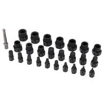 26Pcs Screw Extractor Set Multi Spline Guide Remover Tool for Rust Damaged Studs Bolts