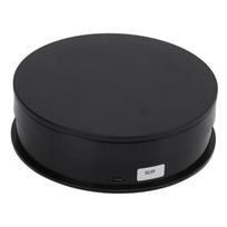 15 cm Besisukantis ekspozicinis stovas 360 laipsnių elektrinis besisukantis stalas ekspozicinis stovas fotografijos produktams black