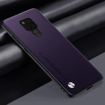Prabangus PU odinis telefono dėklas, skirtas Huawei Mate 20 Pro 20X, galinis dangtelis, silikoninis apsauginis dėklas, skirtas Huawei Mate 20 X 20Pro Mate20 Mate 20 violetinė