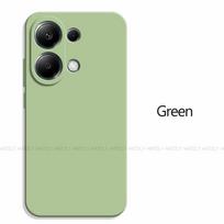 For Xiaomi Redmi Note 13 Pro 4G Case Luxury Original TPU Shockproof Liquid Silicone Phone Cover Xiaomi Redmi Note 13 Pro Plus 5G Redmi Note 13 Pro 4G žalia