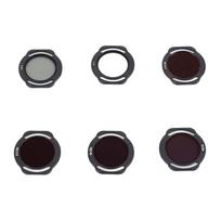 6 vnt. UV CPL ND filtrų rinkinys Daugiasluoksnė danga Optinis stiklas ND16 ND32 ND64 UV CPL Drono kamera black