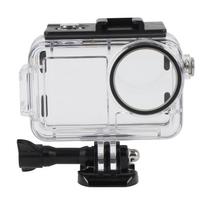Action Camera Water Resistant Case with Anti Fog Red Roseate Violet Filter Quick Release Screw Cold