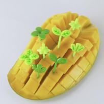 8 vnt. Fruit Vork Tandenstoker Bladeren salotos Tiny Vork Mini pyragaičiai Voor Kids