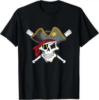 Pirate Baseball Skull Fans Of Pittsburgh T-Shirt S juoda