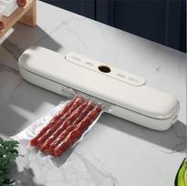Compact Automatic Vacuum Sealer for Kitchen and Food Packaging gray