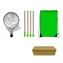 Garden fruit picker Fruit picker Fruit picker Fruit picker Stainless steel connecting rod Pick apple plums High-altitude picker 1.6m