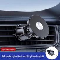 Magnetinis sulankstomas automobilio telefono laikiklis oro ištraukėjui arba centrinei konsolėi gray
