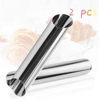 Kūgio formelė pyragui Nerūdijančio plieno kanolių tūbelės kriauklės Kremu užpildomų ragelių formelė Konditerinė kepimo forma 2 vnt./5 vnt. 2 pcs
