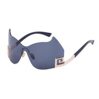 Frameless Windproof Sunglasses Women'S Tide One-Piece Large-Frame Sunglasses Women'S Glasses