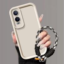For OnePlus Nord CE4 Lite India Case Nord CE4 Lite India Phone Case Weaving lanyard Cover Skin Feel Protection Shockproof case OnePlus Nord CE4 Lite (India)