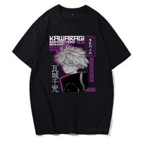 Japanese Anime Tokyo Avengers Chizumi River Log T-Shirt Unisex's Women's Plus-Size Harajuku High-Quality Printed Cotton T Shirt Unisex XL