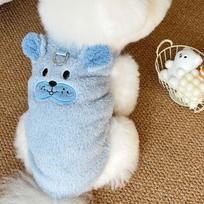 Winter Cat Dog Clothes with Buckle Sweet Pig Print Pet Plush Sweater for Small Dogs Pomeranian Chihuahua Puppy Vest Jacket XL