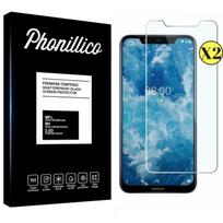 NOKIA 8.1 Tempered Glass - [Pack 2] Ultra Resistant Screen Protector Glass Film [Phonillico®]