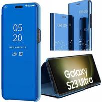 Case for Samsung Galaxy S23 Ultra Blue Full Protection Anti-Scratch Mirror Effect Clear View