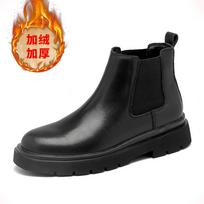 Madingi odiniai batai su raišteliais, ankle boots, žemi kulniukai, vyriški, kasdieniai, platforminiai, Chelsea batai, vyriški batai, vestuviniai batai, žiemos, pliušiniai 38 black