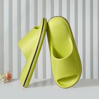 Wholesale Women Indoor slippers Cheap Ladies Sandals Anti-slip Bathroom Couple EVA Slides 42-43 juoda