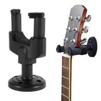 Juodas elektrinės gitaros sieninis diržo laikiklis stovas kabliukas montavimui visų dydžių priedų rinkiniams gitaros priedai
