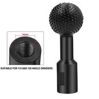 40MM angle grinder spherical spindle rotating wood carving polishing engraving drill ball chisel grinding woodworking tool A juoda