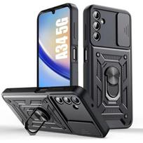 Protective case - Samsung - Galaxy A34 5G - Rigid - Shockproof - Sliding camera juoda