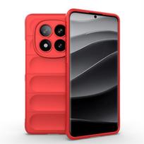 For Xiaomi Redmi Note 14 Pro Plus Case Liquid Silicone Cover Redmi Note 14 Pro Plus Cover Shockproof Rubber Fushion Protect Case Redmi Note 14ProPlus raudona