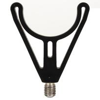 European-style Carp Horizontal Bar Horn Head Black Nylon Plastic Rod Head Sea Rod Rod Fork Library Fishing Bracket Head juoda