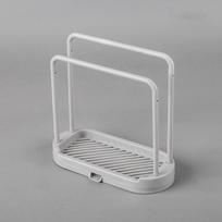 Kitchen Rag Drain Stand Kitchen Accessories Sink Drainage Shelf Sink Drain Storage Basket For Sponge Rag Wire Ball pilka spalva