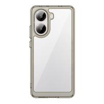 Dėklas dangtelis Poco X7 Pro Poco X7 X 7 Capa Naujas smūgiams atsparus telefono buferis Galinis skaidrus spalvotas Fundas Xiaomi Poco X7 Pro For Poco X7 Pro skaidri juoda spalva