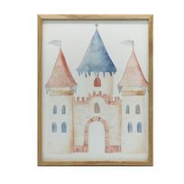Poster Castle of Dreams Poster Castle of Dreams, 50X70 Cm, Unframed, Premium Canvas on Stretcher 54