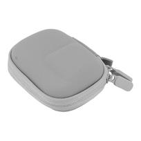 Carrying Case for DJI Osmo Action 4 3 PU Leather Action Camera Hard Shell Protective Storage Bag pilka spalva