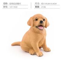 Imituojamas naminis šuo modelis Shiba Inu Labradoro retriveris Aviganis Statinė figūrėlė Vaikų pažintinis ornamentas
