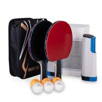 Merytes Nešiojamas Stalo Teniso Nešiojamas Stalo Teniso 2 6 Ping Pong Stalo Teniso Stalo Teniso Stalo Teniso Stalo Teniso Kamuoliukai Raketė, Rinkinys, Raketės, Kamuoliukai, Įranga, mėlyna