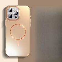 Applicable To IPhone 16 Lens Bracket Mobile Phone Case Thin Circle Magnetic Suction Apple 15 ProMax Anti-fall Matte Protective Case iPhone16