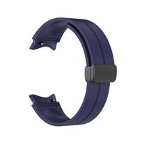 Silikoninis dirželis, skirtas Samsung Galaxy Watch 5/4 44mm 40mm Watch5 Pro 45mm magnetine sagtimi laikrodis 4 Classic 42mm 46mm Galaxy watch 5 40mm tamsiai mėlyna spalva