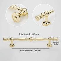 Nordic Style Cabinet Handle Copper Finish Drawer Handle Luxury Handle Door Pulls  Shoe Racks Gold 2